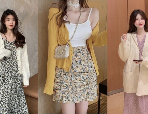 phối đồ với áo khoác cardigan 19