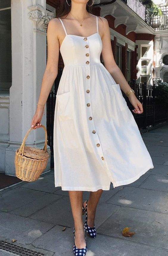 trang phục váy trắng 5