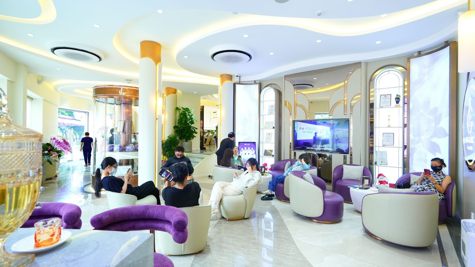 Sảnh chờ tại LG Clinic